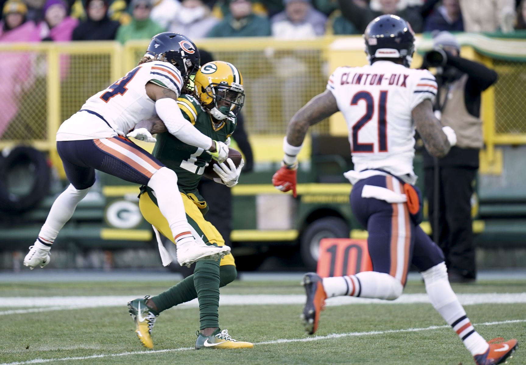 Packers 21, Bears 13